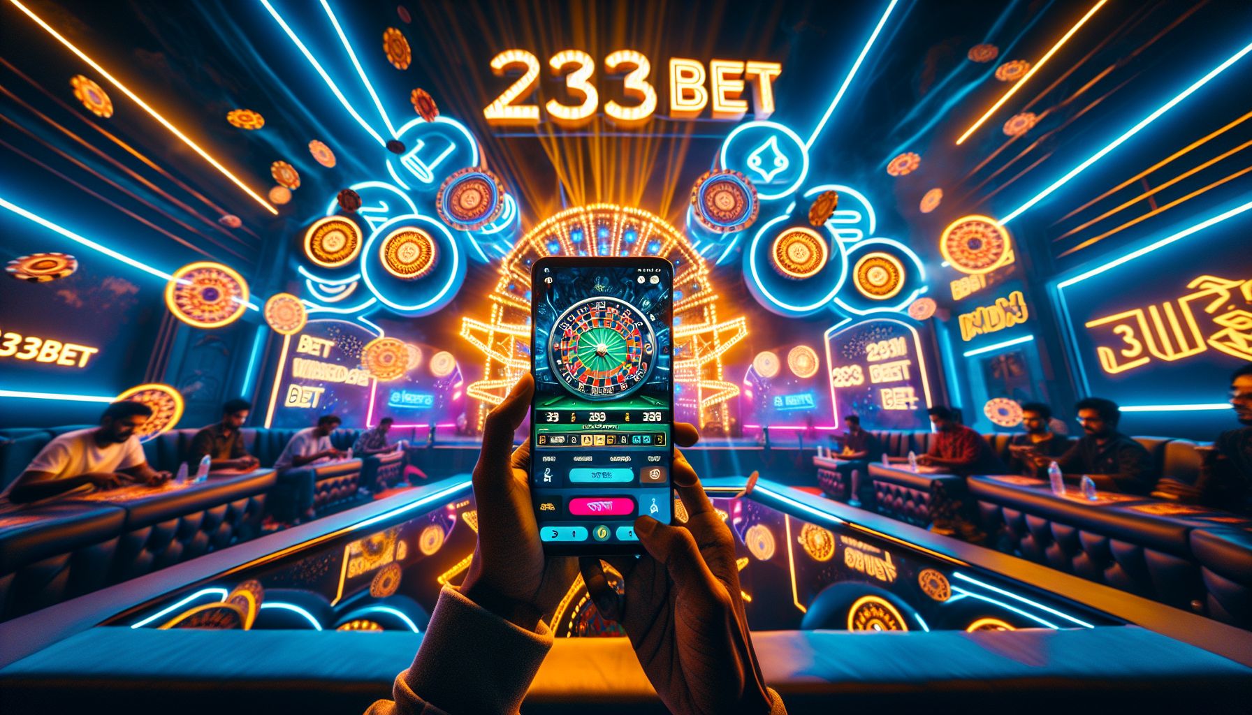 Bangladeshi player using the 2333bet app on a smartphone