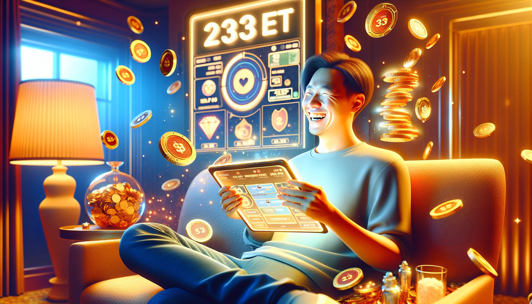 Happy player in Bangladesh returning to 2333bet after logging in successfully